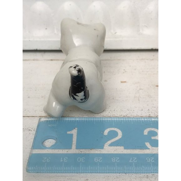 Vtg Porcelain Hand Painted Antq 50s Cat Figurine W ChairCats Kitten Miniature - Picture 7 of 16